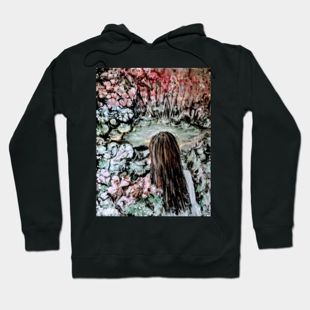 Girl by the Pond - color choice 2 Hoodie by Klssaginaw